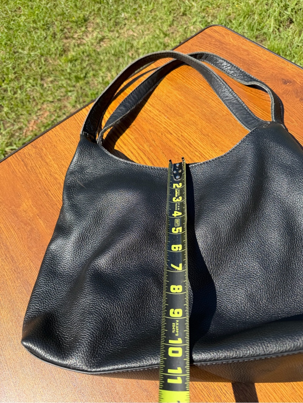 The Sak Huntley Black Leather Hobo Shoulder Bag Slouchy Large - Picture 7 of 14